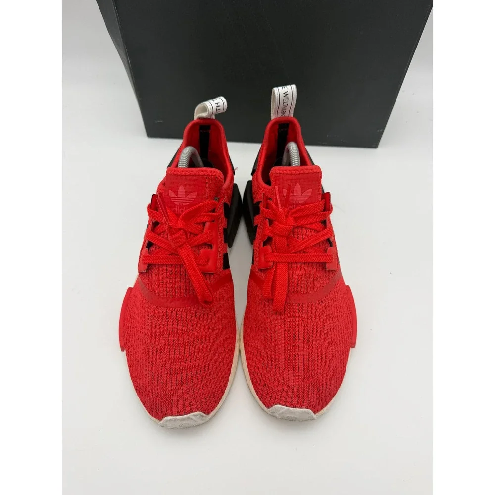 Adidas NMD_R1 Lush Red Black Mens Running Shoes BB2885 Size 10 OG Box